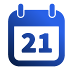 21 Day Trial Period Icon